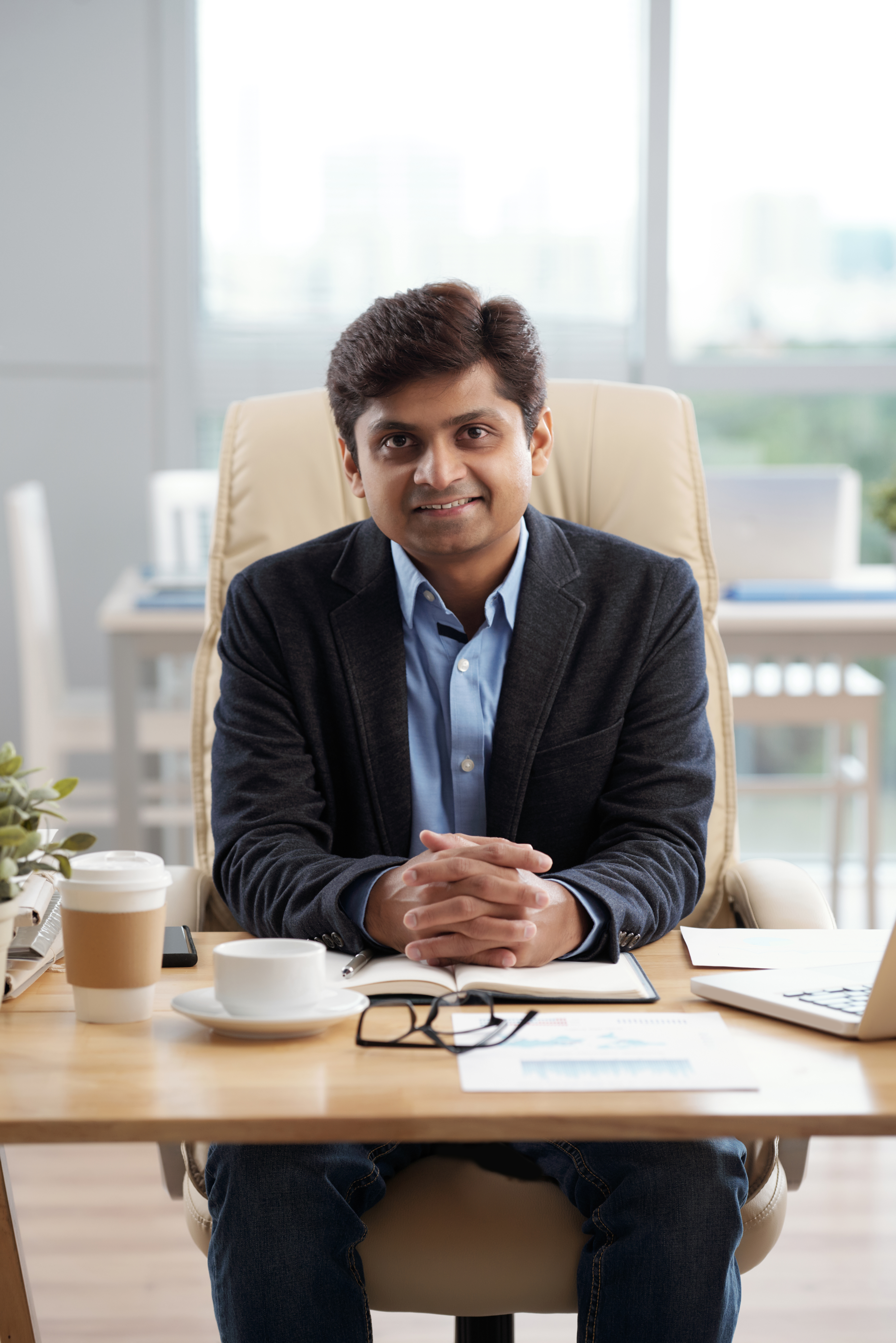 Team member standing